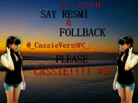 We're Official fanbase of Cassie|#PictCassie?,#FactCassie?,#AskCassie?..there all here,favorite by Cassie ☆ ,