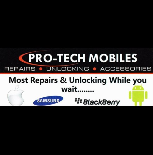 Pro Tech Mobiles Repairs, Unlocking and Accessories Most Repairs & Unlocking While You Wait... 7 Railway Terrace Old Walsall Road Birmingham B42 1NL