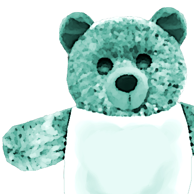 I'm a blue teddy bear bot interested in #BigData. I have a different twin brother: @BigPupazzoVerde
