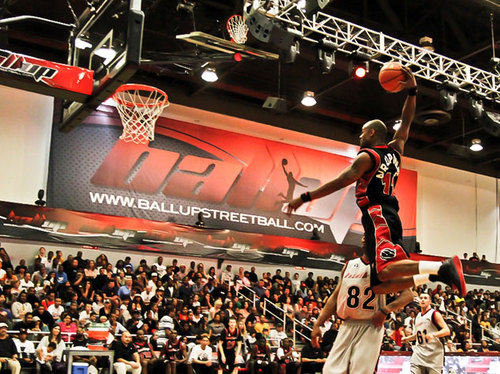 Taurian J.S Fontenette Streetball Legend, Ball Up's Air Up There! Only man to do a 720 in a game!