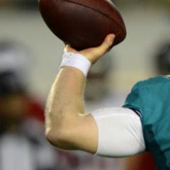 I belong to the greatest current quarterback in the NFL. I'm the one responsible for taking the Dolphins to the Superbowl this year.