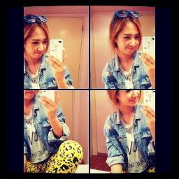 Sones 인사!! 그 날 유리. 여자 생성에서 유리의 공식 트위터. 진짜와 만 ^^ love, Yuri ♥~