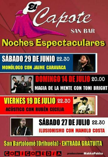 EL CAPOTE... ENTRE POR CASUALIDAD Y ME QUEDE POR GUSTO... porque las segundas partes no siempre son malas, tu nuevo lugar de copas en Orihuela