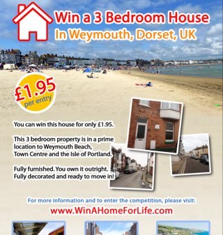 You can win a house for £1.95 - only 250,000 entries are available! - Proudly supporting #Charity - Contact @WinAHome4Life as page not monitored daily - Thanks