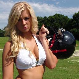 Bikini girls pose with footballs, helmets.
$1 PICS, Videos! Onine soon!