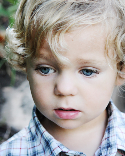*walks around feeling along the wall carefully* Ish Momma here? {Abandoned little boy mother never returned, 2 years old, Blind, RP}?