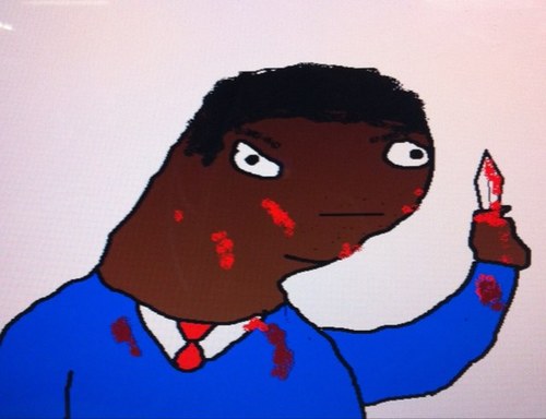 Am a futbal plair nd ey lik two fuk bichs [nat reely OJ Simpson u fagit]