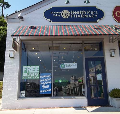 Retail Pharmacy/Compounding Pharmacy/Immunizations  Located In Towson Maryland, Directly across the street from Towson Town Center Mall. in Dulaney Plaza