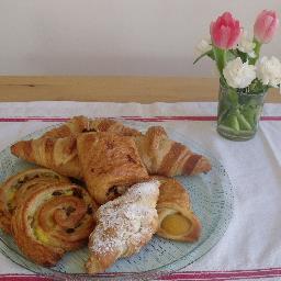 Bonjour Cafe and Patisserie  
A touch of France in the heart of Poundbury.
 Fully licensed.
Tel:  07583 458312 for reservations