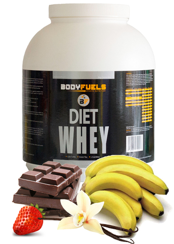 Diet Whey is designed to help with weight loss and low carbs and a blend of green tea and L-Carnitine.