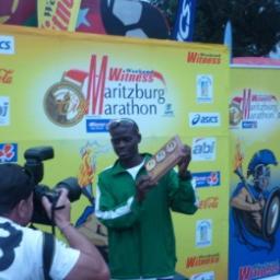 I am a Professional Athlete from #Zimbabwe. Am the record holder of Maritzburg Marathon 2013. 2nd @mandelamarathon 2012. Will run a sub 2H10 marathon this year