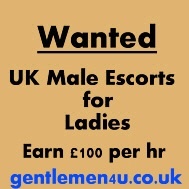 UK straight male escorts wanted to accompany ladies on dates, lunches, functions and parties. Over 18, any looks and any UK location.