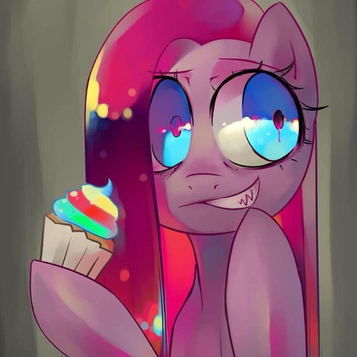 Pinkemena: Would you like to join? We were just about to play with knives! Pinkie: Please help...shes gonna hurt me.. *pinkemena covers her mouth* Say good bye!