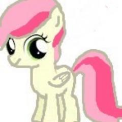 Hi I'm Cotton Floss and I live in Ponyville with my mum @mlp_AngelStar1 and my dad @mlp_Nightshade1 I've also been trying to get in to The CMC cos me got no CM