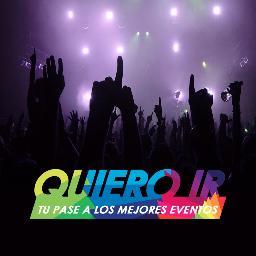 QuieroIrCL's profile picture. Tu pase a los mejores eventos. Usa el hashtag #QuieroIrA(Nombre del Artista) para aumentar tu probabilidad de ganar!