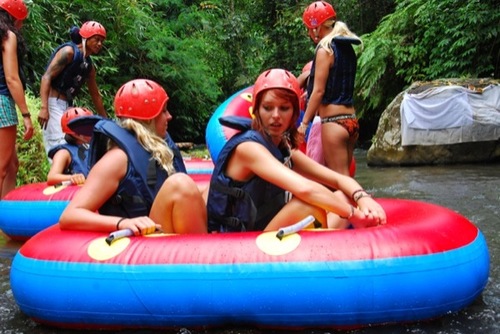 The Bali River Tubing offers a excellent adventure & relaxing of 1,5 hours trip on Pakerisan river at Tampaksiring, Gianyar. The trip including 4,5 kilometers
