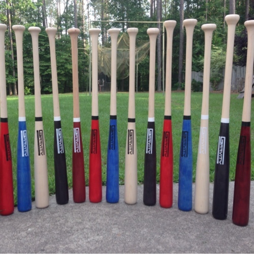 GravityBats's profile picture. Our factory produces Professional & Premium Hand-Made Custom wooden baseball bats to be used at any level of play. Any custom color http://t.co/l2lJM0cLfo