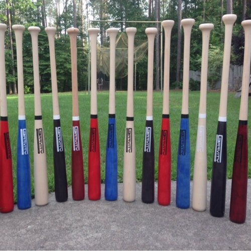 Our factory produces Professional & Premium Hand-Made Custom wooden baseball bats to be used at any level of play. Any custom color http://t.co/l2lJM0cLfo