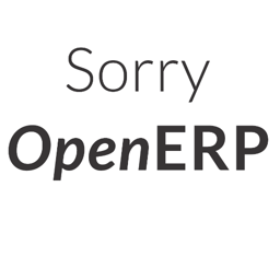 sorryopenerp's profile picture. An official account of everything that is wrong with #OpenERP