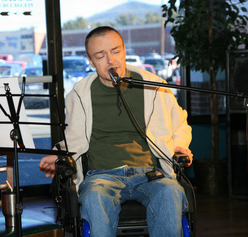 I am a quadriplegic and I write and record my own music - one note at a time.  I use a stick, a clothes pin, and a keyboard.  Singer, Songwriter, Speaker