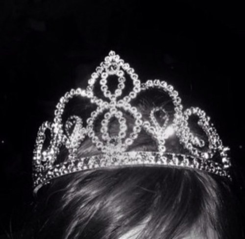 Pick your head up princess, your tiara is falling.