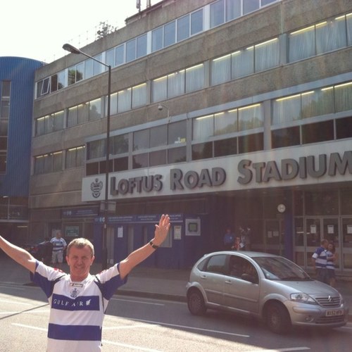 born in Shepherds Bush, living in Austin Tx, QPR since 1968