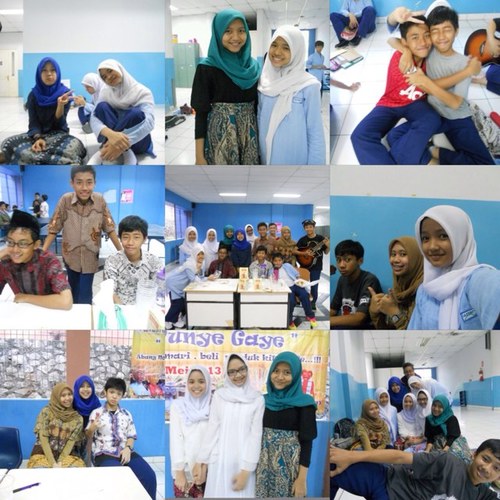 A class in Lazuardi Jakarta that has 2 teachers and 21 aliens who loves crazy things and have family @samson_bersauda