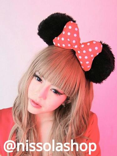 pin:2970CD52 WA:087722202810 Instagram @nissolashop LINE/KIK: nissol (Supplier flower crown,bando minnie pevita,bando leopard,cleopatra crown,hairclip,wig)