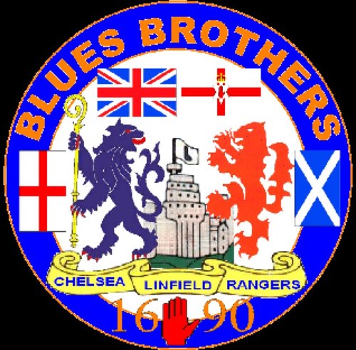 Chelsea & Rangers - The Blues Brothers. #ChelseaRangers