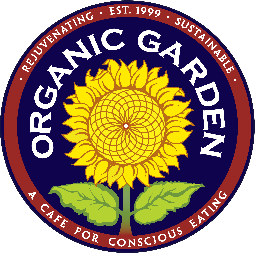 Organic Garden Cafe & Smoothie Bar; plant-based menu offers gourmet cooked, raw & gluten-free cuisine incl. soups, hearty grain bowls, panini wraps & desserts