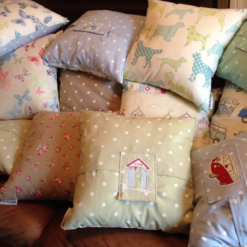 We're a small business from Carmarthenshire making  hand made beautiful products. Check out our stunning aprons, pinafores,cushions,bags, bunting and more!