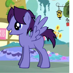 Pegaso, nuevo en Ponyville. Mi nombre es Bright Potion, pero me puedes llamar Bright. Me gusta hacer pociones y las aventuras.