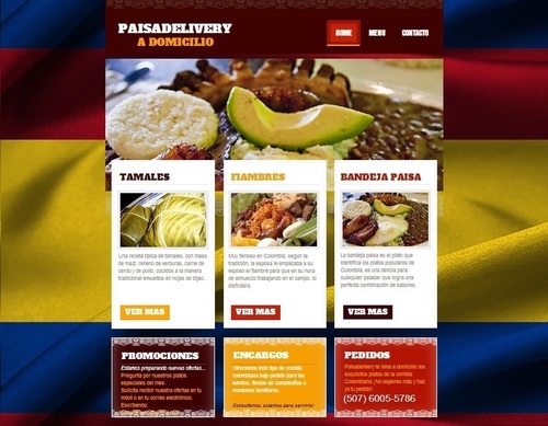 Paisadelivery te lleva a domicilio los exquisitos platos de la comida Colombiana en Panama ¡No esperes más y haz ya tu pedido! Pedidos: 6005-5786