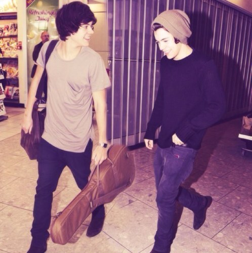 Hey! Harry and Edward Styles here! Yep, we're twins. Cool, right? ✌Harry: Taken by my James. I love you!✌ ✌Edward: Single, i guess.✌