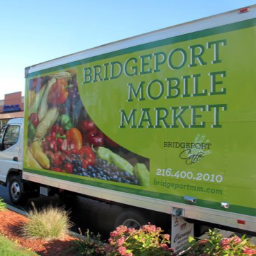 The Bridgeport Mobile Market sells fresh produce to sites throughout Cleveland weekly.  Buy fresh, Buy weekly.  contact us at 216-400-2010