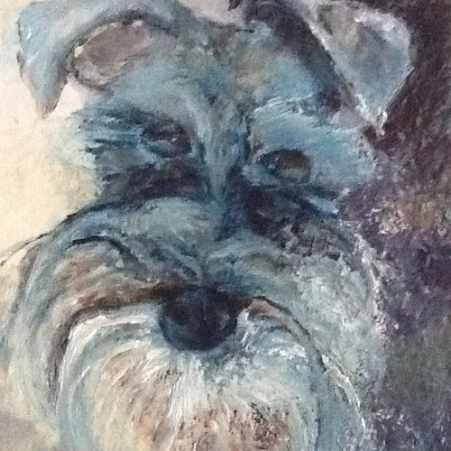 Abstract oil painter using pallet knife. knitter, learning crochet and weaving.
