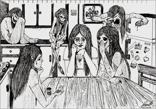 soy una maldita gorda fracasa , horrenda con pensamientos suicidas , odio a la vida pero mas a mi misma 
con ganas de morir dia a dia.
