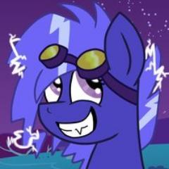 Childish. Unstable. Fast. Has an electric personality, thanks to an incident at the Cloudsdale Storm Factory. Veteran of the ShadowBolts.