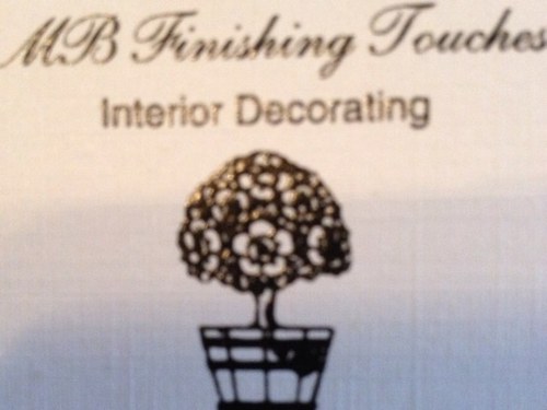 Melissa Berzolla. 
 Email: mberzolla@optonline.net 
 Interior Decorating. 732-966-2510