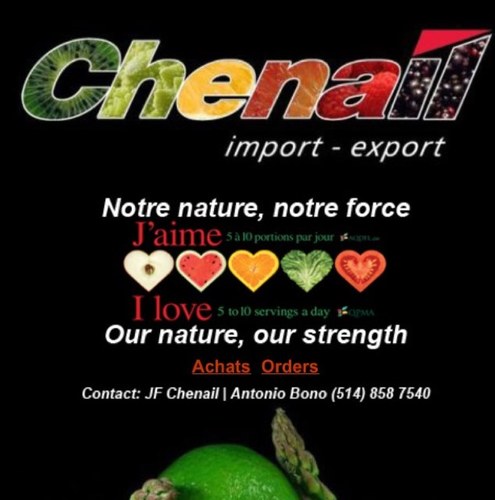 Grossiste en Fruits et Legumes