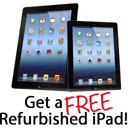 There's less than 100 spots left to claim a 100% FREE refurbished Apple iPad!

GO TO  TO http://t.co/JlxzgXLGf2 GET YOURS NOW!
