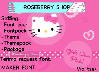 Trusted font shop! Pin? Just by DM;)[SERIOUS BUYER ONLY!!] via pulsa tsel. Happy shopping!