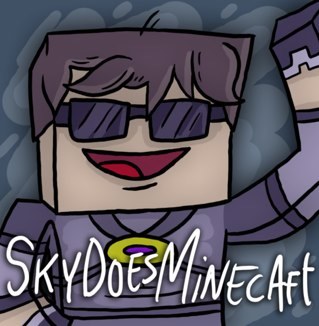 Minecraft hunger games/ i am the offichal sky does minecraft player