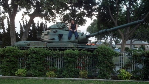 chilling on a tank