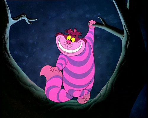 We're all mad here,you must be,too,otherwise you wouldn't have come here.