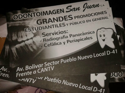 Toma de Radiografías Panoramicas,cefalicas y periapicales para mas infor, 04162437666 / 0246-9965720