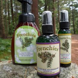 Sharing the essence of the Maine Woods with our natural balsam fir scented products, including our air freshener, foaming hand soap, and insect repellent.