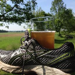 Here's to good health, a good run, good beer.