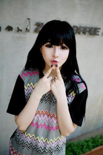 @FairyTaleRP_Ent / Park Hyojin of Ulzzang / 92 Liner / #REALPARODY / ♥I Love @BTSJin_FT~! 130609 ♥/ Im Ulzzang arooki model //