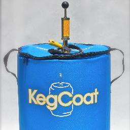 Think of a koozie for your beer kegs, that's KegCoat. No more bags of ice needed to keep your keg cold for up to 10hrs. #keepkegscolder